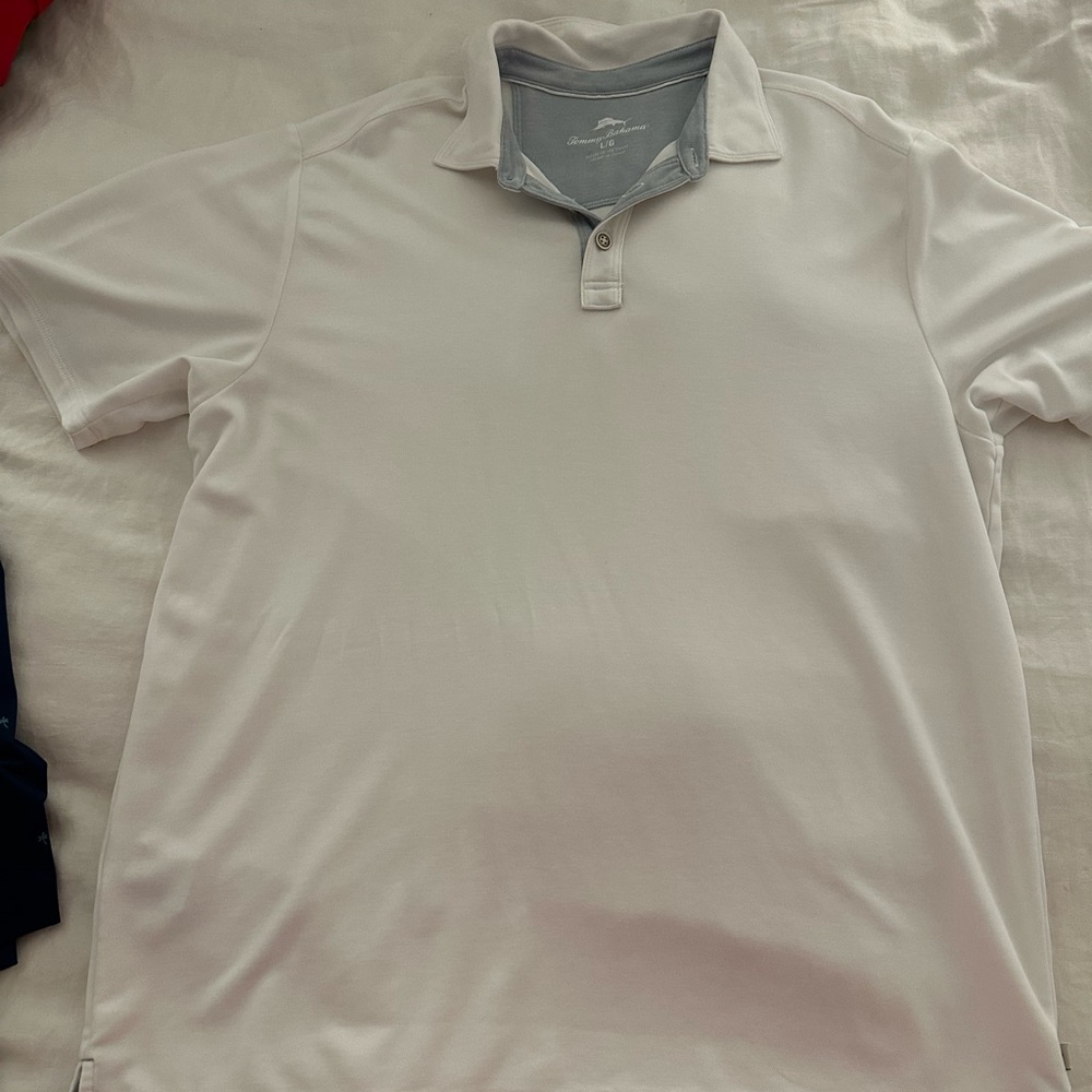 Tommy Bahama White Polo Shirt